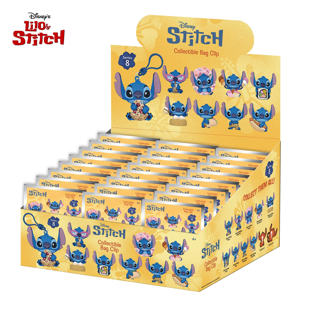 Disney Lilo & Stitch Series 8 Blind Bag 3D Foam Bag Clip | One Random