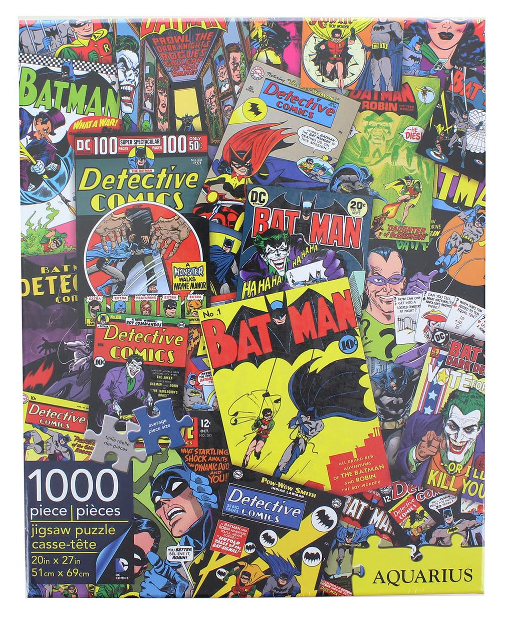DC Comics Batman Comic Collage 1000 Piece Jigsaw Puzzle