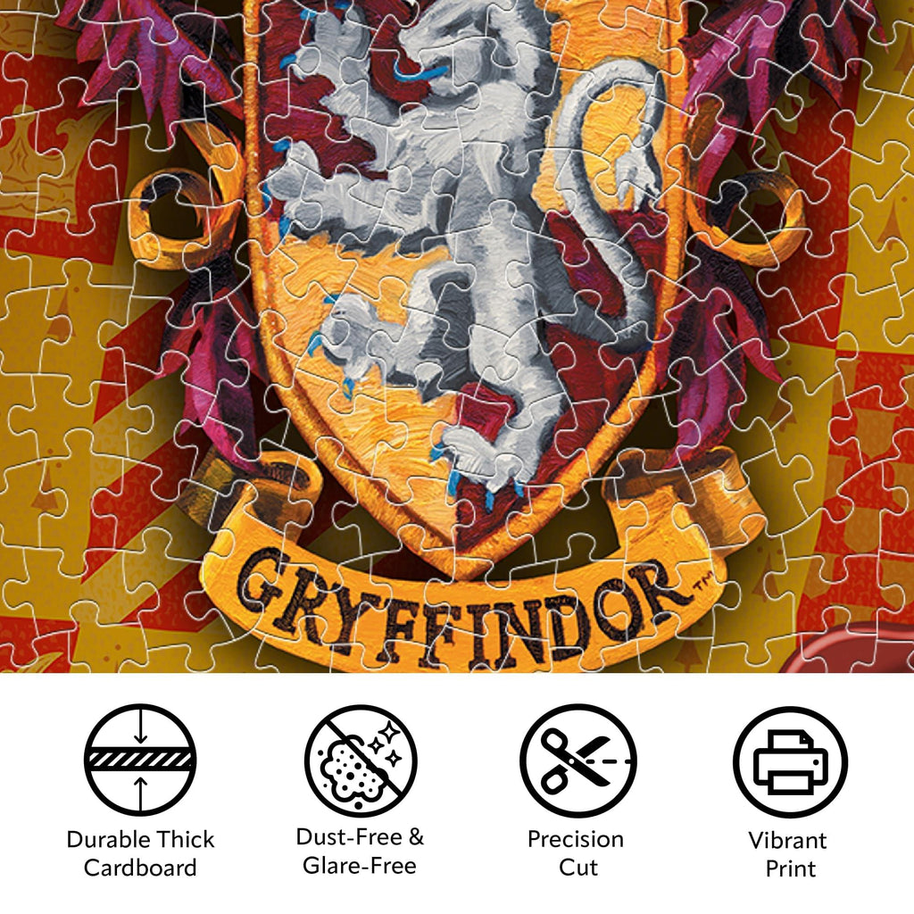 Harry Potter Hogwarts House Crests 1000-Piece Jigsaw Puzzle