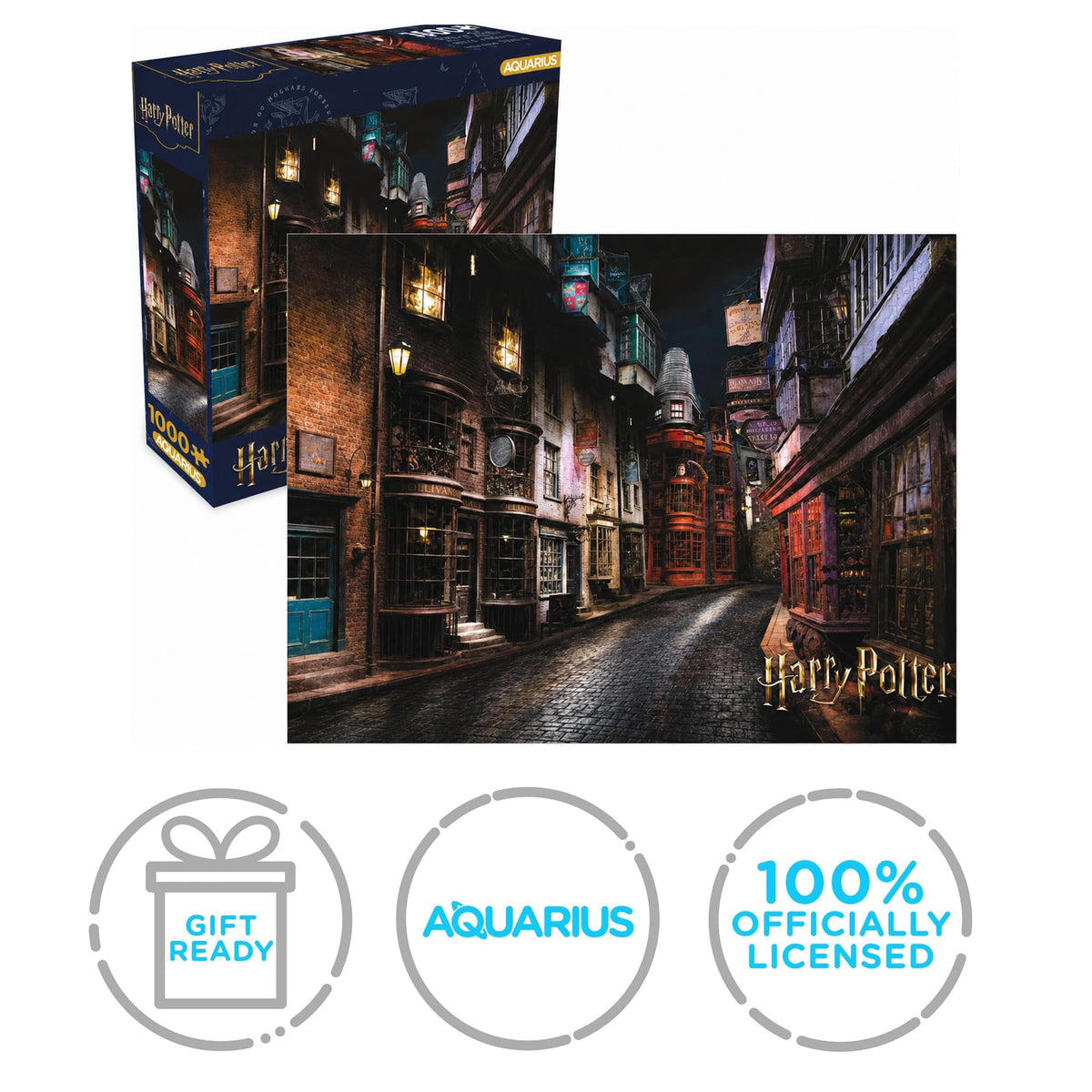 Harry Potter Diagon Alley 1000-Piece Jigsaw Puzzle