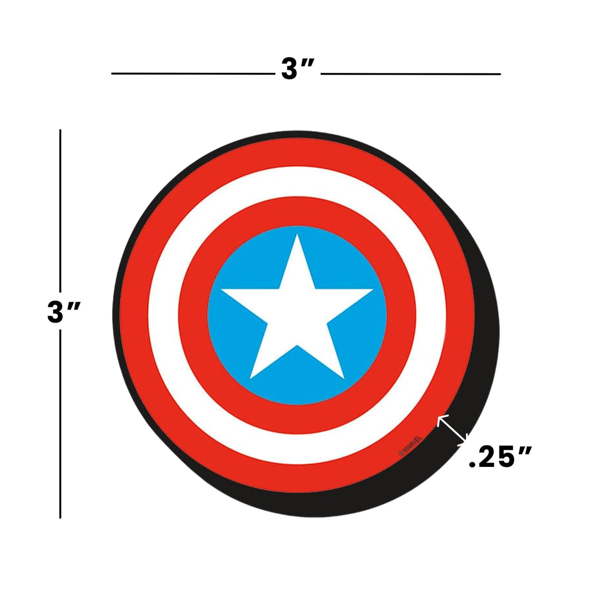 Marvel Captain America Shield Funky Chunky Magnet