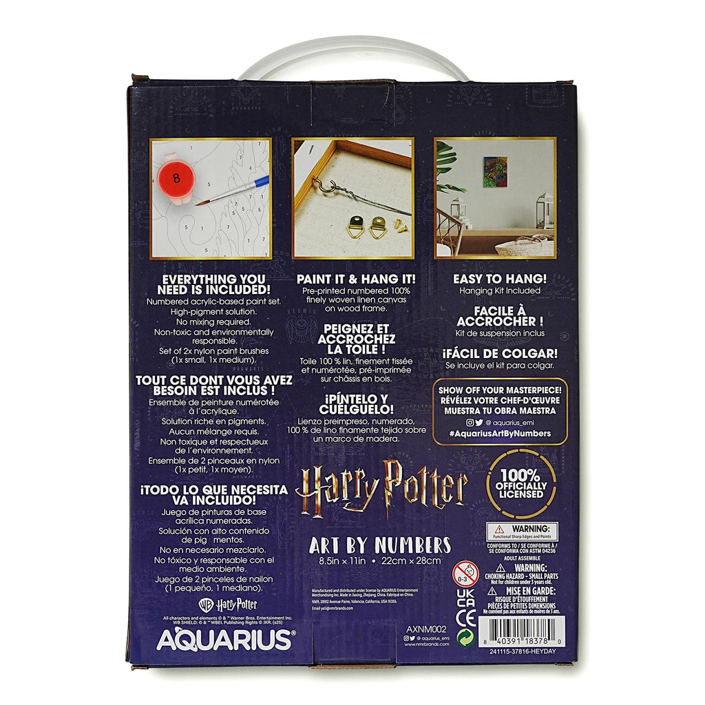 Harry Potter Hogwarts Crests Mini Art By Numbers Kit