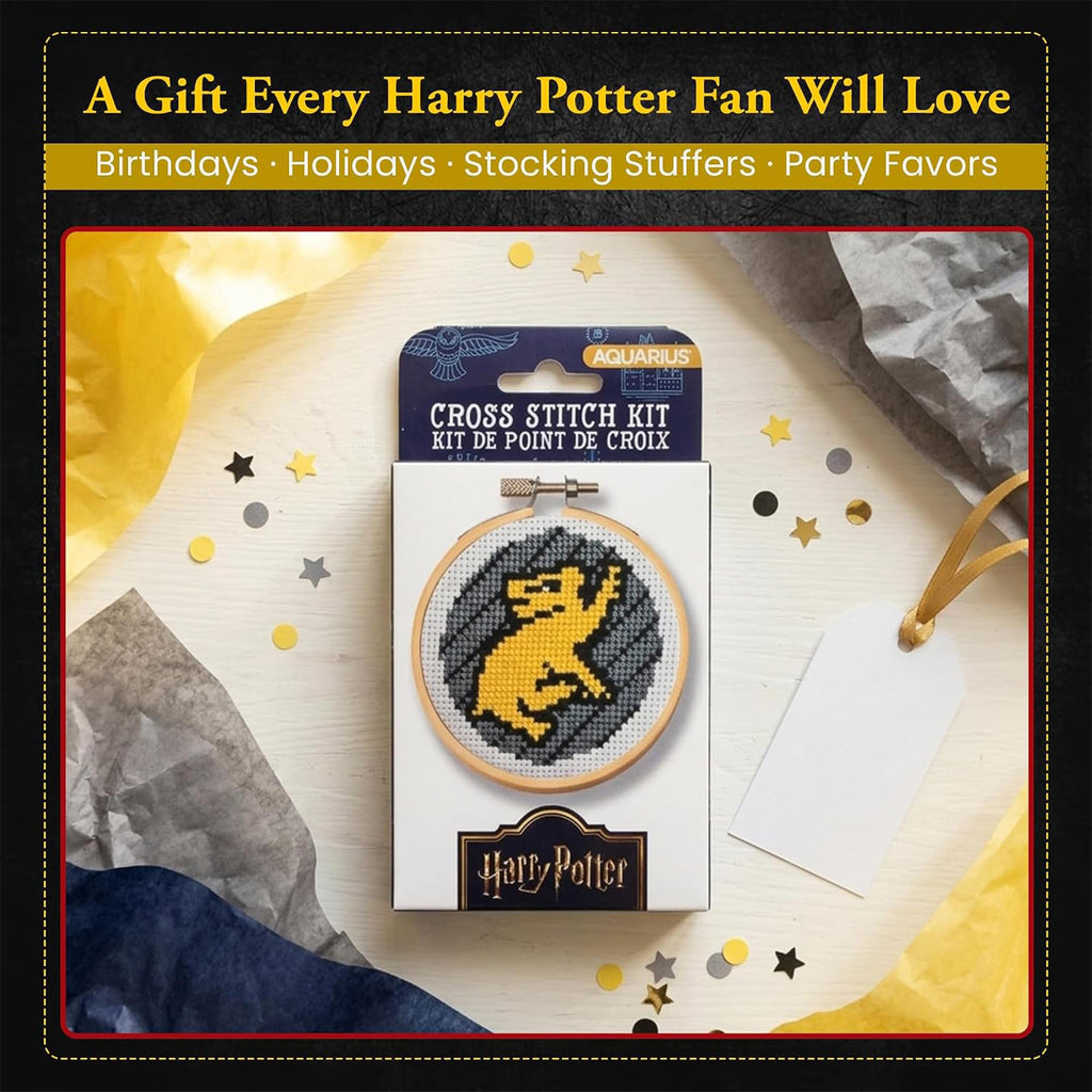 Harry Potter Hufflepuff Cross Stitch Embroidery Kit