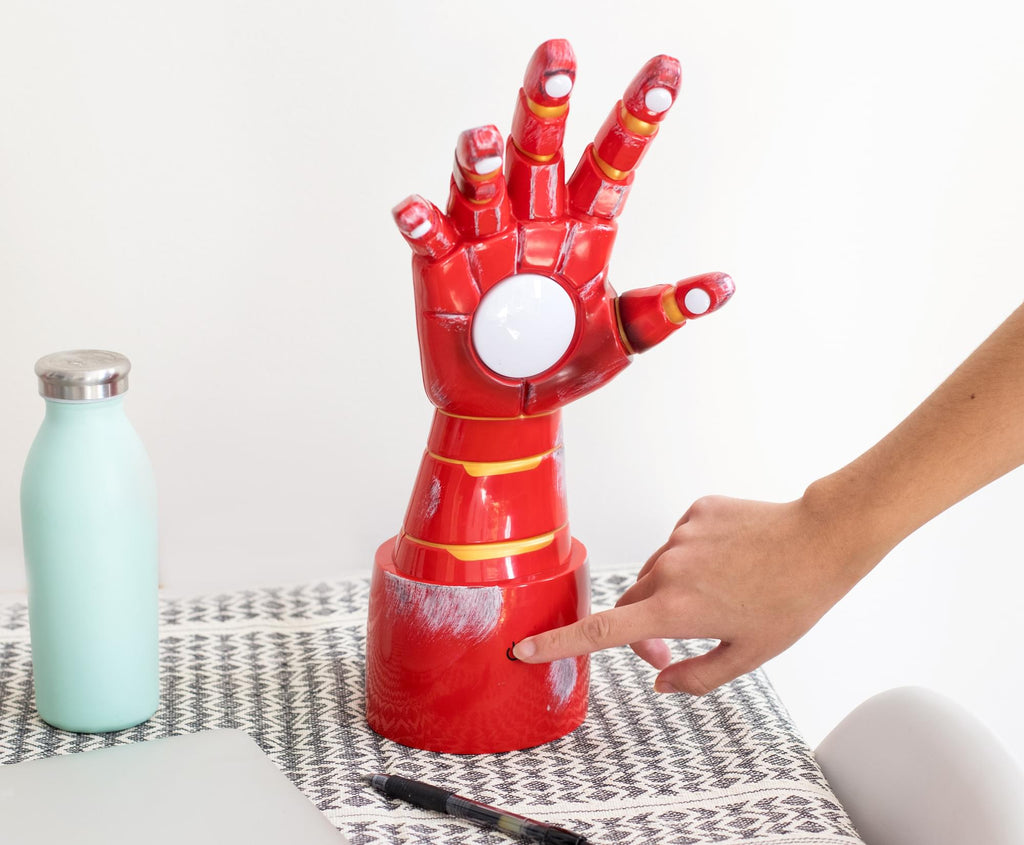 Marvel Iron Man Gauntlet Collectible LED Desk Lamp | 14 Inches