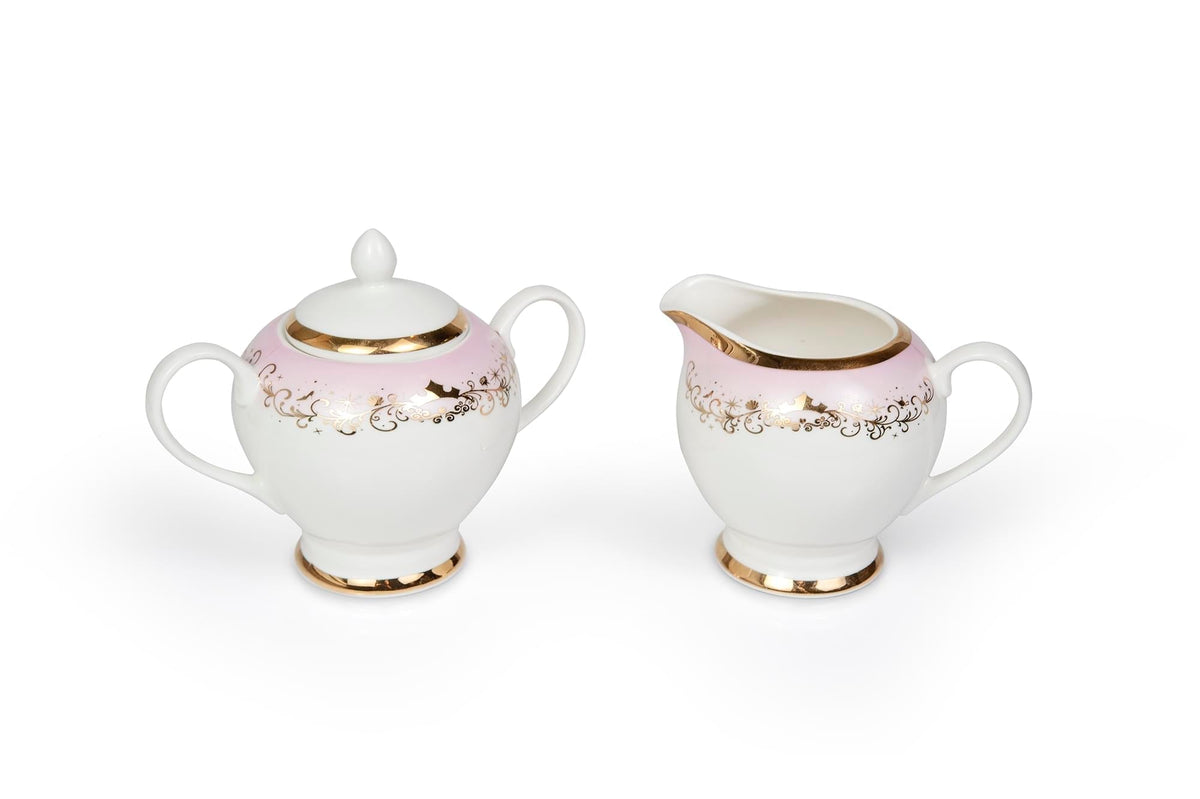 Disney Princess 13-Piece Ceramic Tea Set | Ariel, Cinderella, Jasmine, Belle