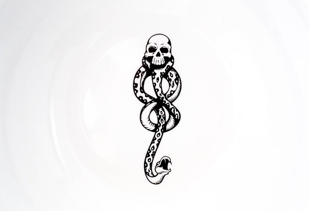Harry Potter Voldemort Death Eater Ceramic Large Serving Bowl | 10.5-Inch Bowl