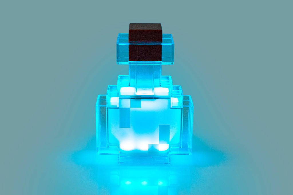 Minecraft LED Light 12 Inch Torch & 7 inch Potion Set of 2