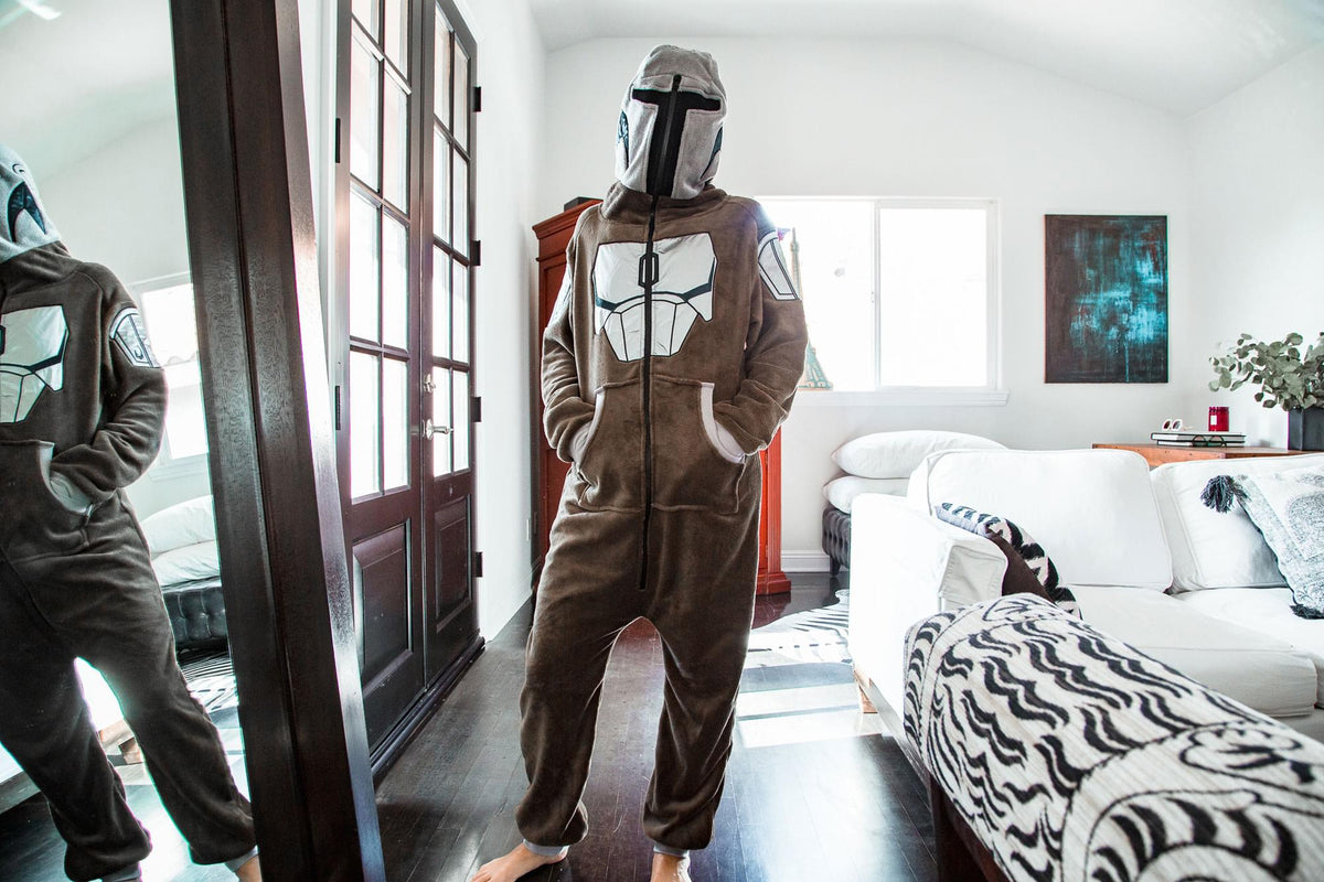 Star Wars: The Mandalorian, Bounty Hunter Unisex Onesie for Adults