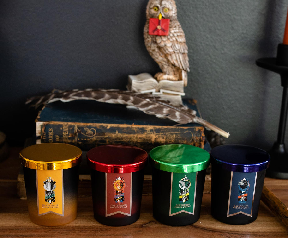 Harry Potter Hogwarts House Scented Soy Wax Candles | Set of 4