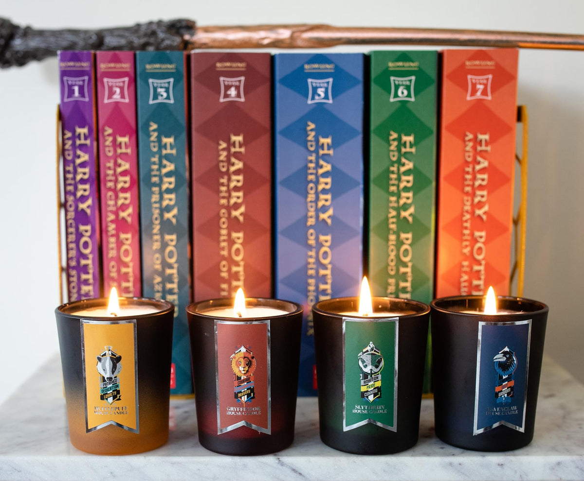 Harry Potter Hogwarts House Scented Soy Wax Candles | Set of 4