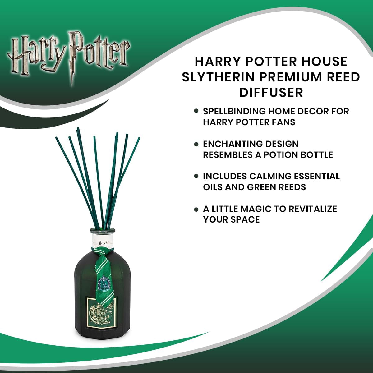Harry Potter House Slytherin Premium Reed Diffuser