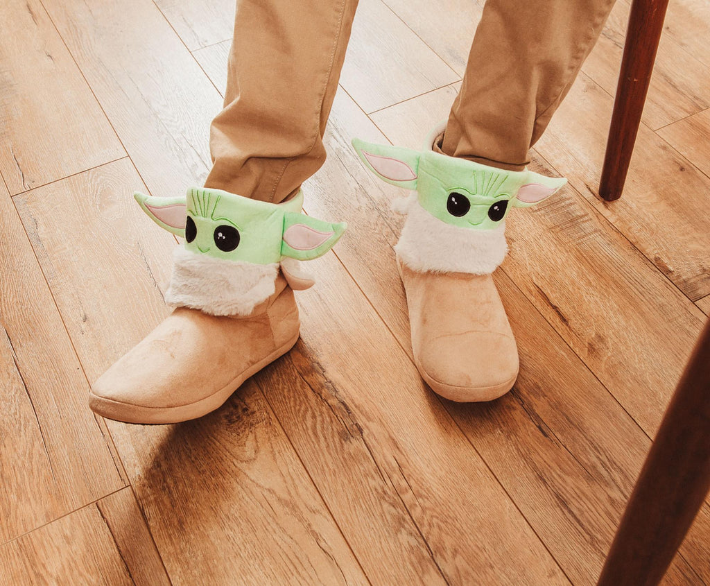 Star Wars: The Mandalorian Grogu Women's Boot Slippers