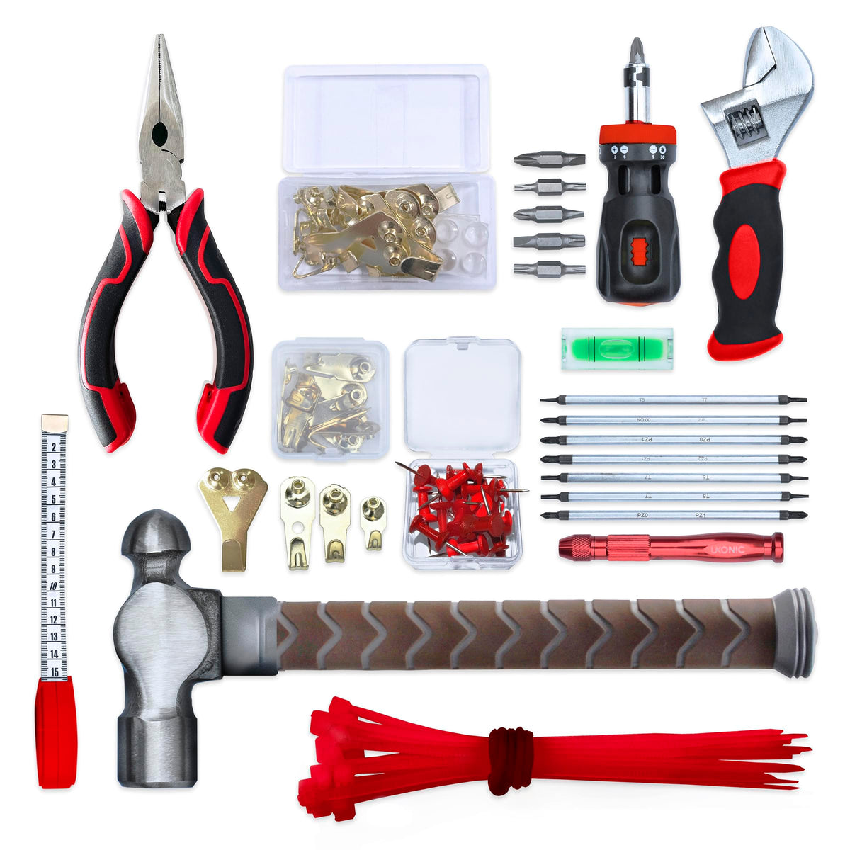 Marvel Mighty Thors Hammer Mjolnir 91-Piece Tool Set | All-In-One Kit