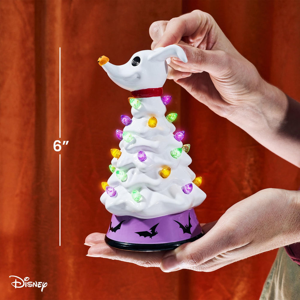 Disney The Nightmare Before Christmas Zero Light-Up Ceramic Christmas Tree