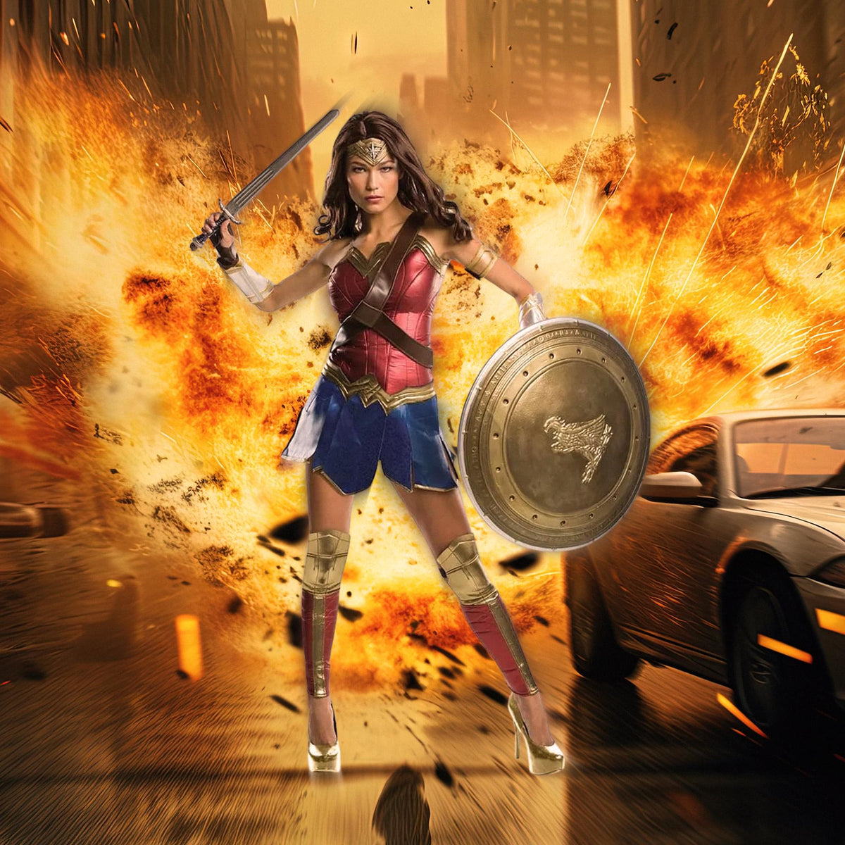 Dawn Of Justice Wonder Woman Grand Heritage Costume Adult