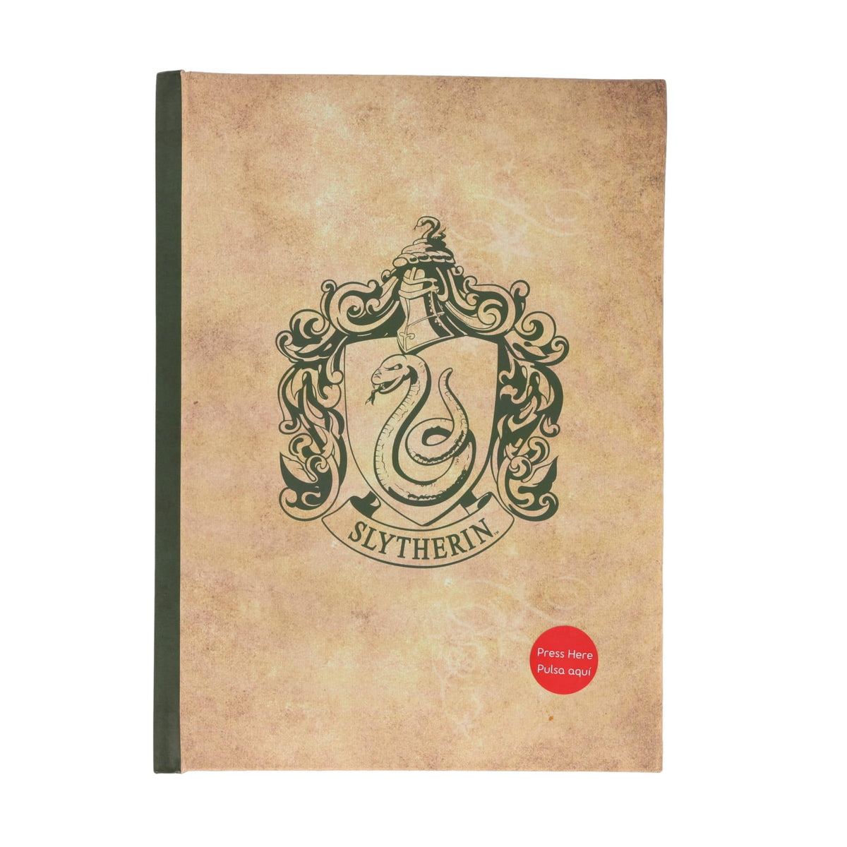 Harry Potter House Slytherin Light-Up Hardcover Notebook | 5.5 x 8 Inches