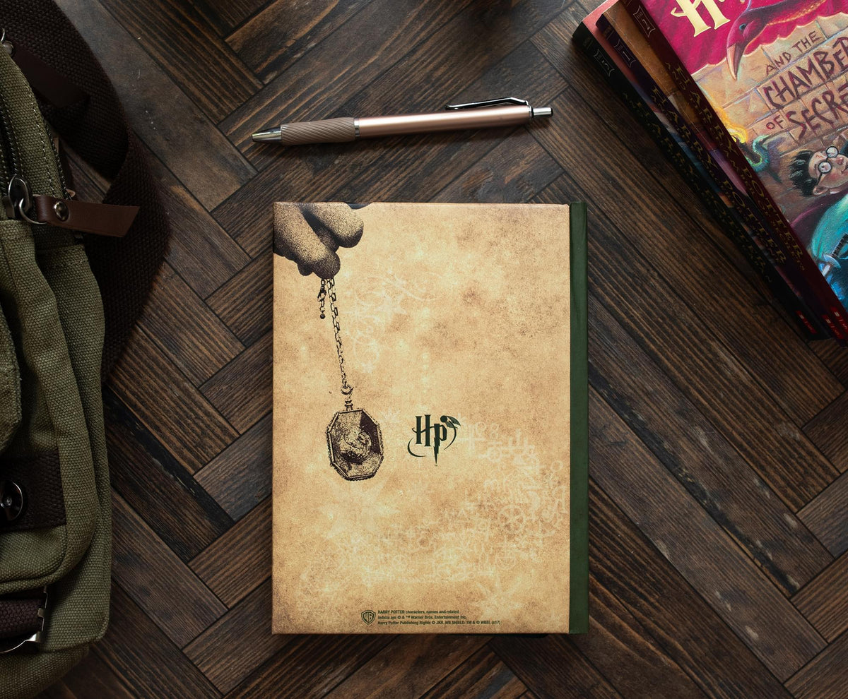 Harry Potter House Slytherin Light-Up Hardcover Notebook | 5.5 x 8 Inches