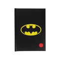 DC Comics Batman Logo Light-Up Hardcover Notebook | 5.5 x 8 Inches