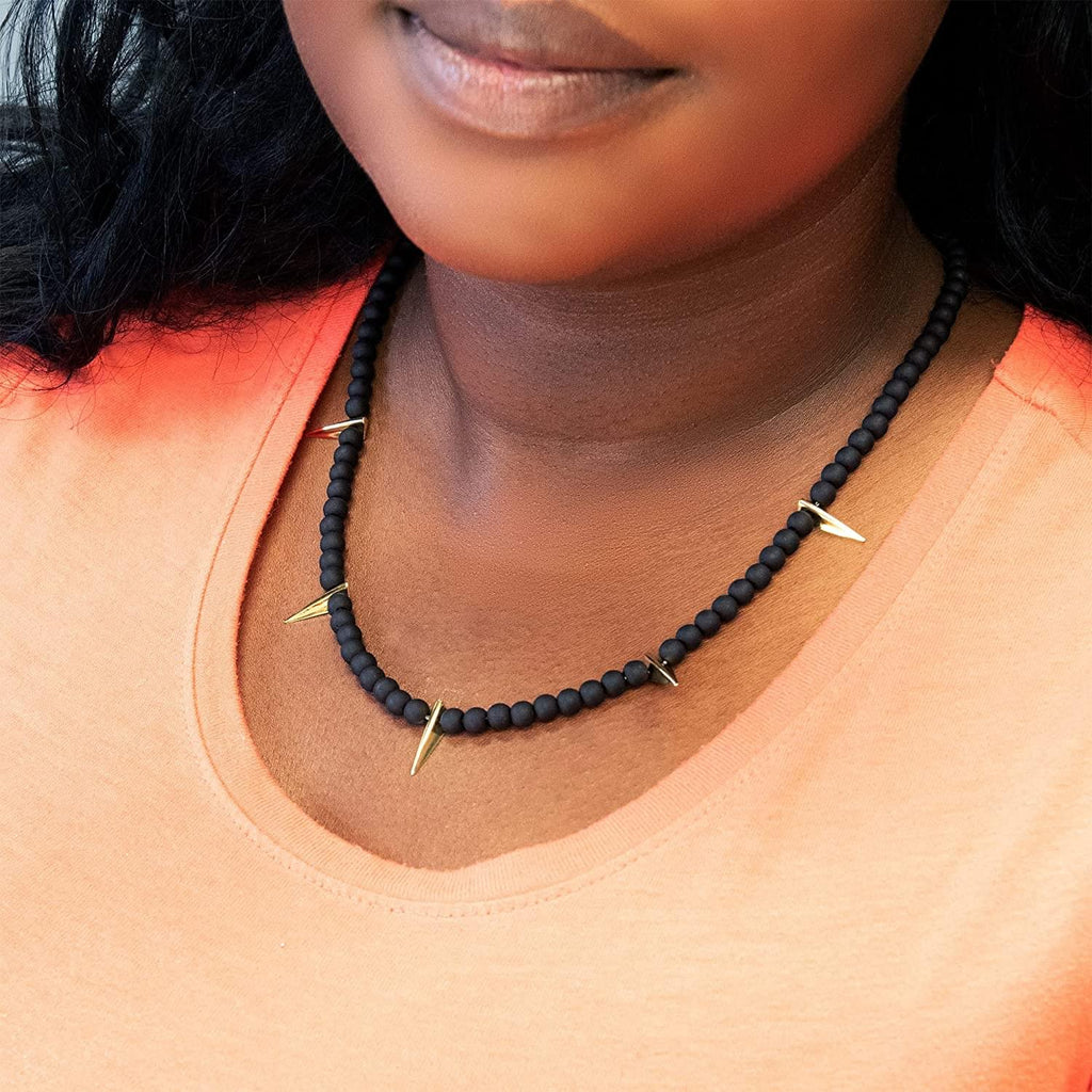 Marvel Black Panther Wakanda Forever Claw & Bead Necklace
