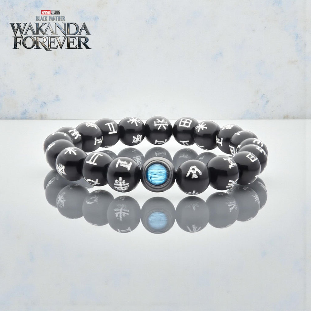 Marvel Black Panther: Wakanda Forever King T'Challa Kimoyo Acrylic Bead Bracelet