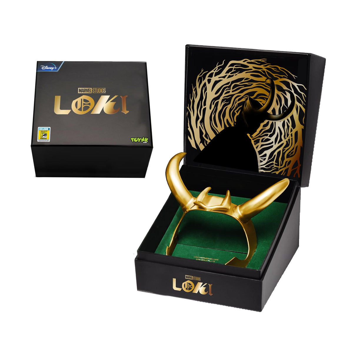 Marvel President Loki Crown 24KT Gold-Plated Replica