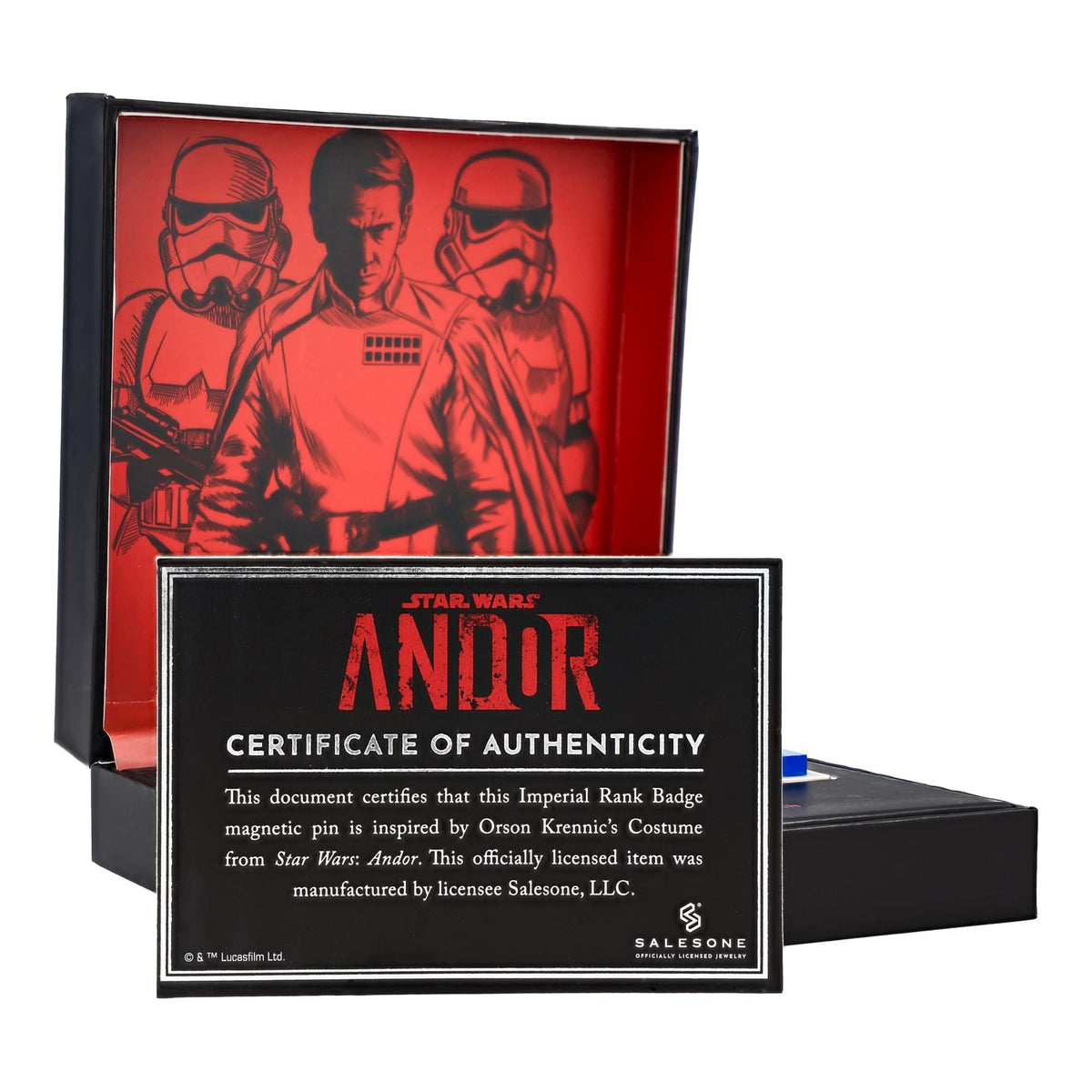 Star Wars: Andor Director Orson Krennic Imperial Rank Badge Replica Magnetic Pin