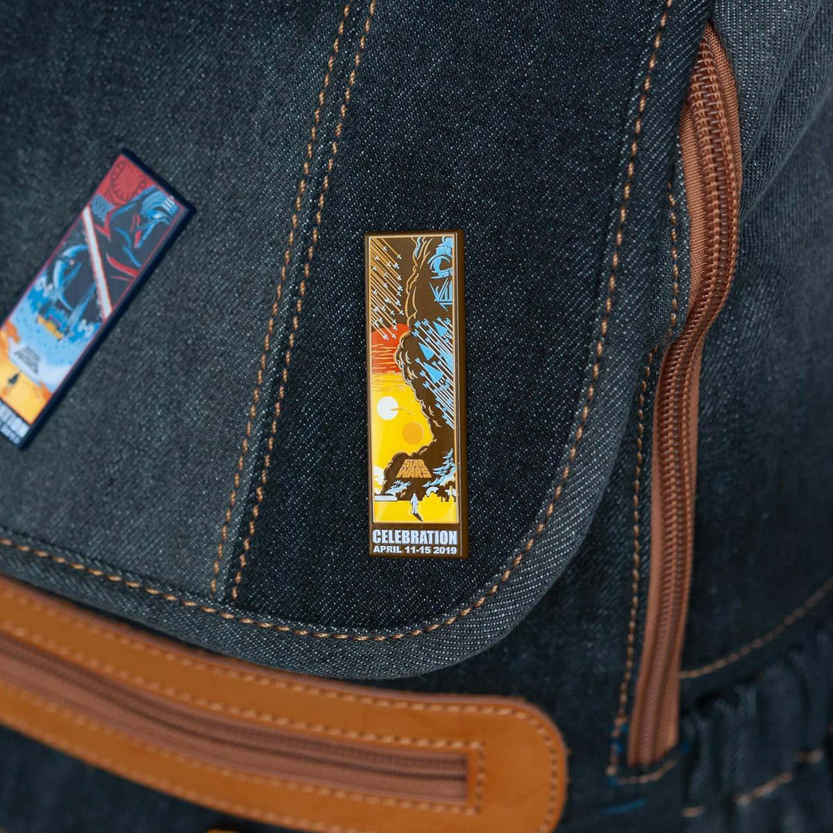Star Wars A New Hope Movie Poster Pin | Artwork By Eric Tan | 2 Inches Tall
