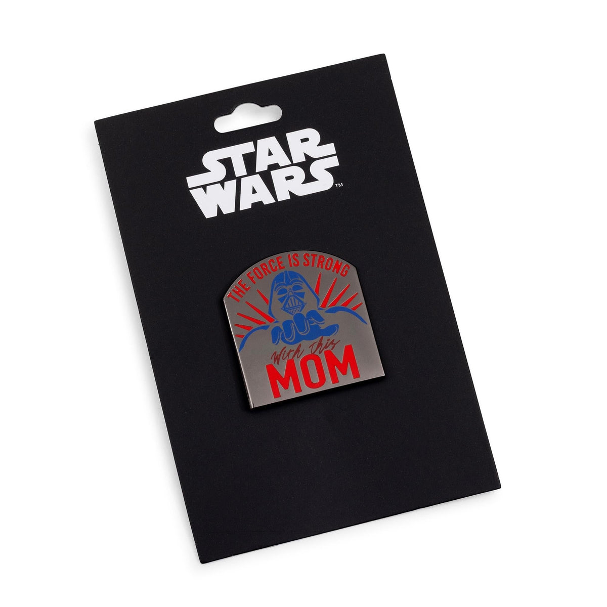 Star Wars Darth Vader "The Force Is Strong With This Mom" Enamel Pin