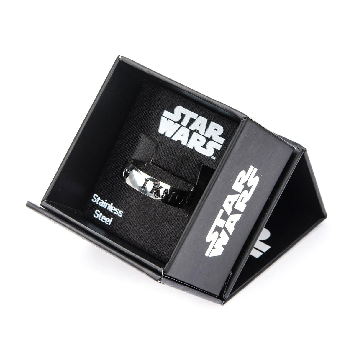 Star Wars I Love You/ I Know Stainless Steel Ring