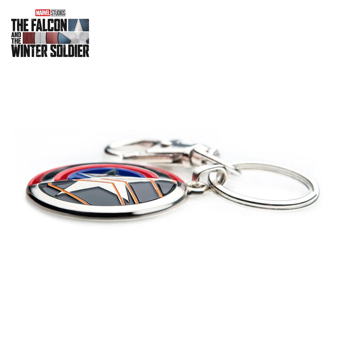 Marvel Captain America/ Winter Soldier Enamel Keychain