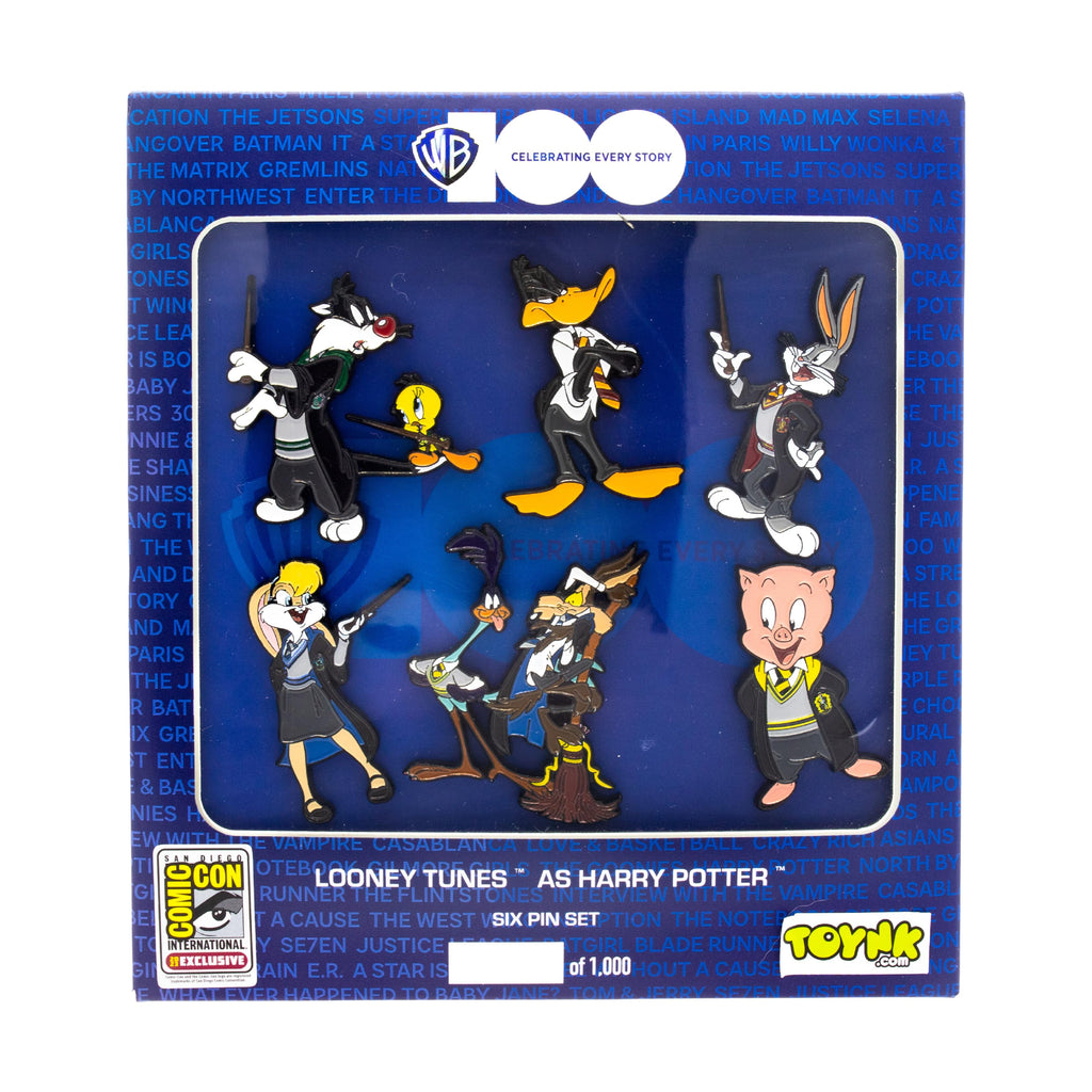 Warner Bros. 100 Looney Tunes x Harry Potter 6-Pin Set