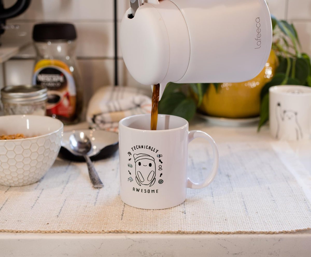 Ron's Gone Wrong "Technically Awesome" Ceramic Mug Exclusive | Holds 11 Ounces