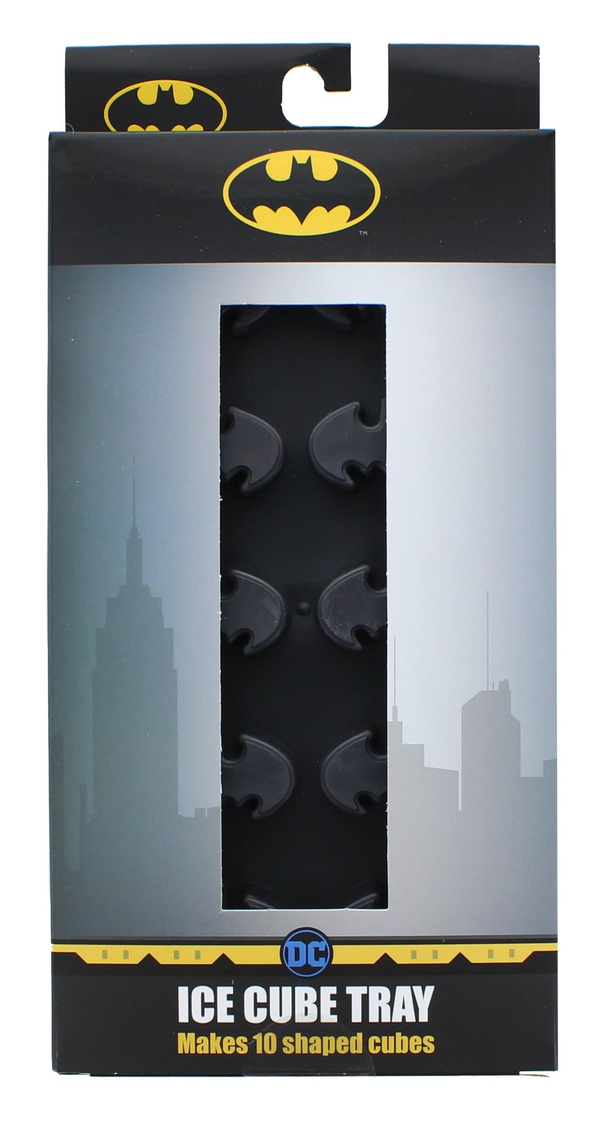 DC Comics Batman Logo Silicone Ice Cube Tray | Makes 10 Molded Cubes