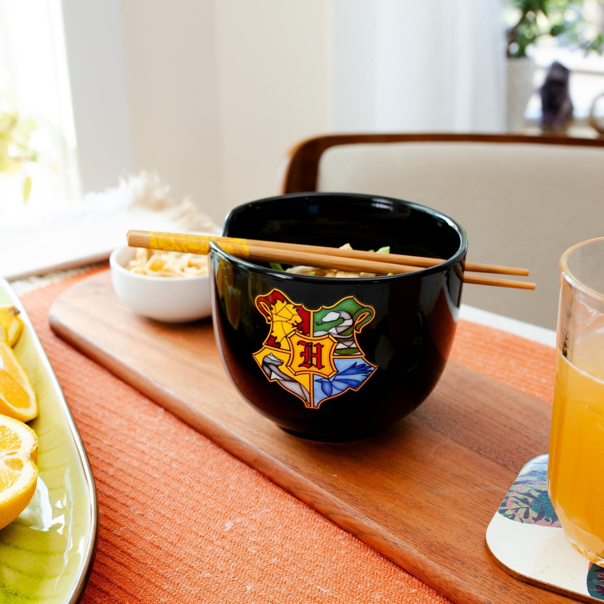 Back To School 20oz Ceramic Ramen Bowl and Chopsticks Set of 12