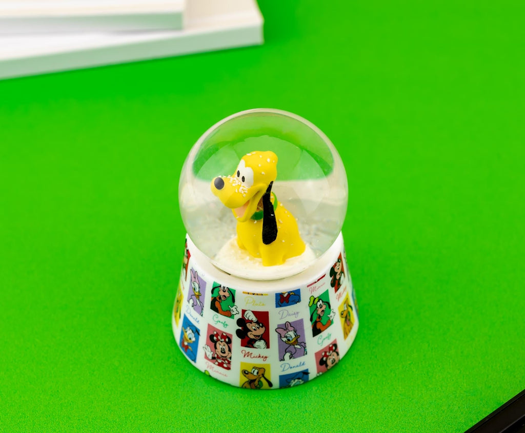 Disney Pluto 3-Inch Mini Light-Up Snow Globe