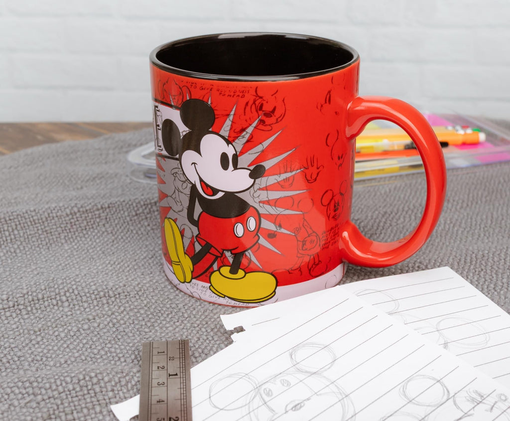Disney 1928 Vintage Mickey Mouse Ceramic Mug | Holds 20 Ounces