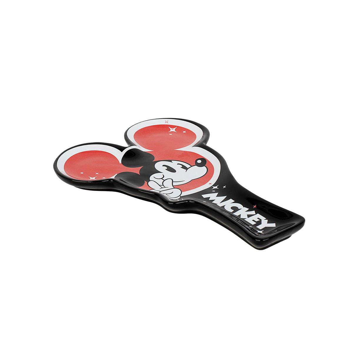 Disney Mickey Mouse Happy Face Sculpted Ceramic Spoon Rest