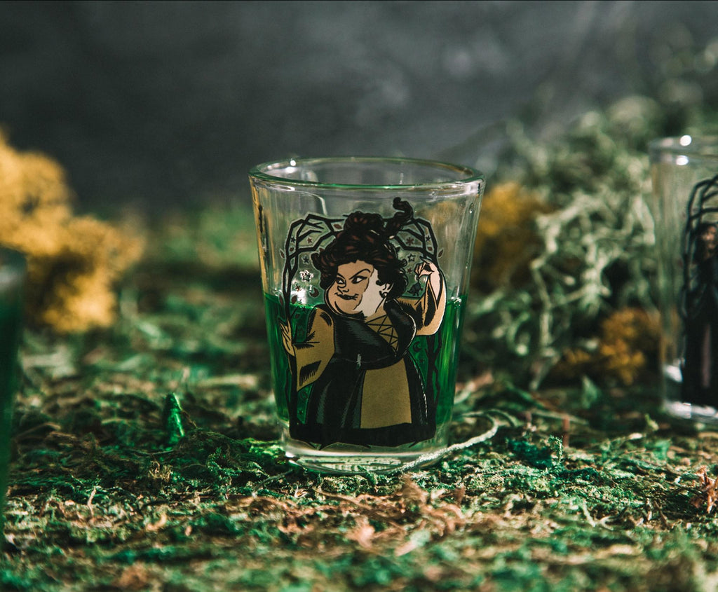 Disney Hocus Pocus Sanderson Sisters Portraits 2-Ounce Shot Glasses | Set of 4