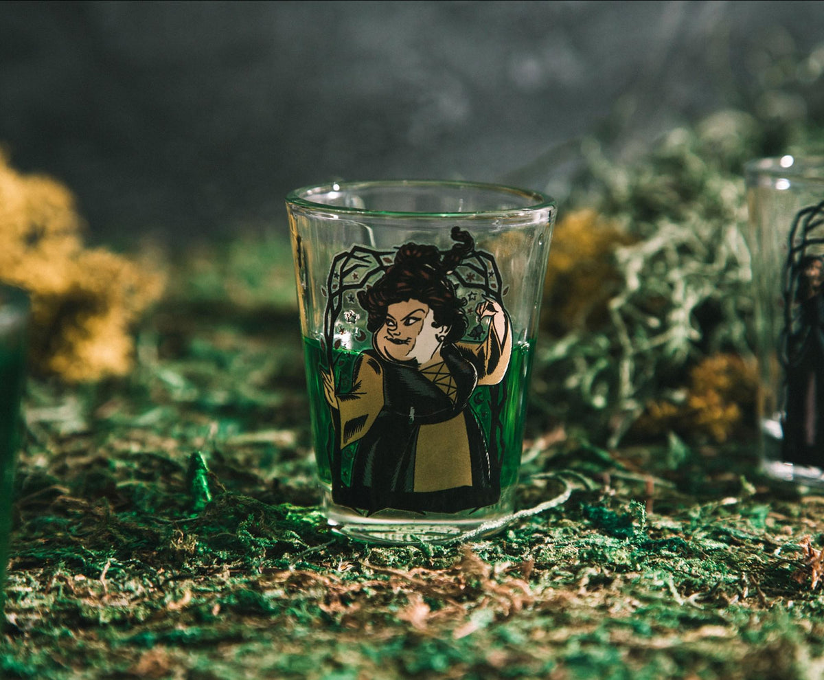 Disney Hocus Pocus Sanderson Sisters Portraits 2-Ounce Shot Glasses | Set of 4