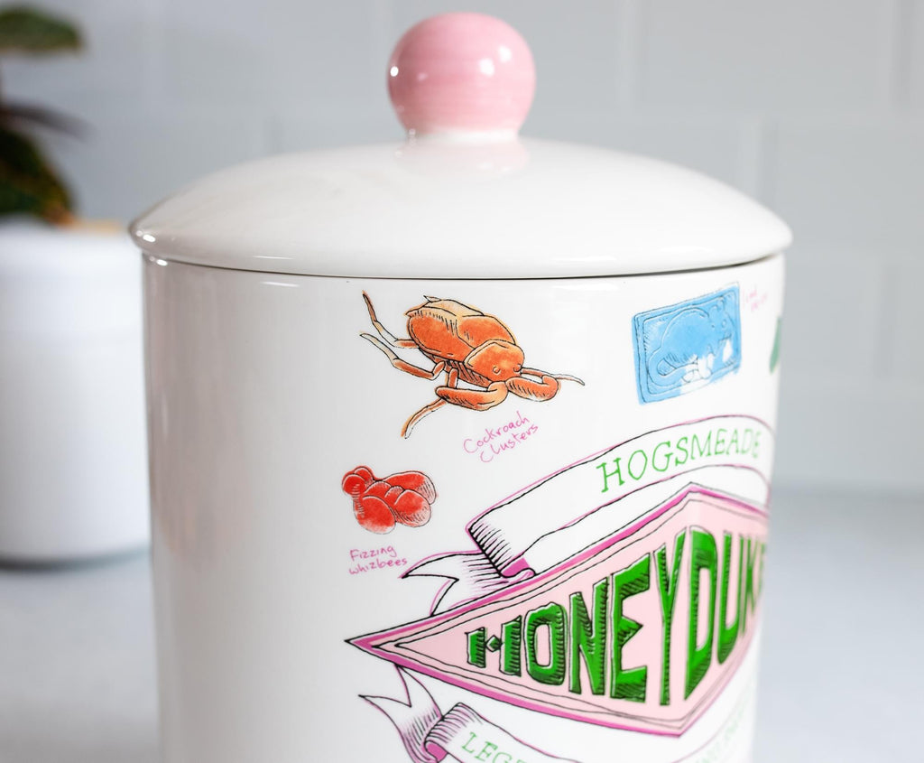 Harry Potter Honeydukes Sweets Ceramic Cookie Storage Jar | 10 Inches Tall