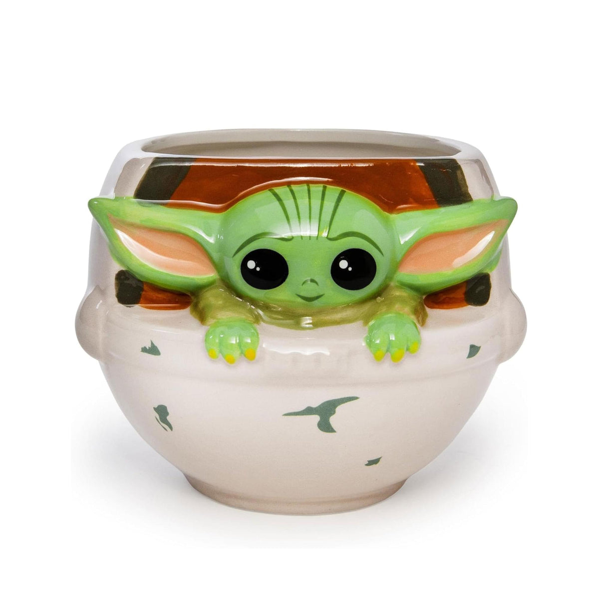 Star Wars: The Mandalorian Grogu 20-Ounce Sculpted Mug and 2-Inch Snow Globe Set
