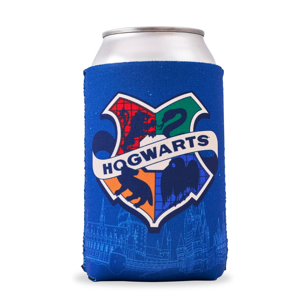 Harry Potter Hogwarts Crest Neoprene Can Hugger | 4 x 4 Inches