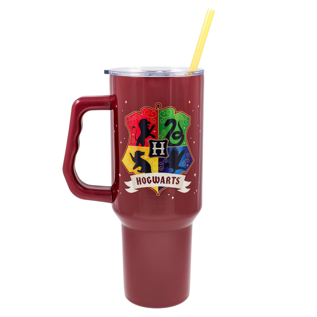 Harry Potter Hogwarts 40-Ounce Stainless Steel Tumbler With Handle