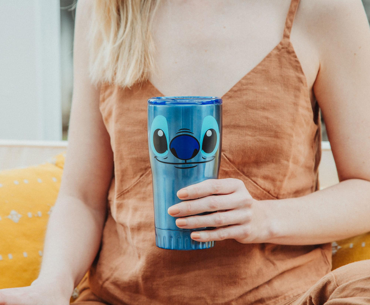 Disney's Lilo & Stitch Face Double-Walled Stainless Steel Tumbler | 20 Ounces