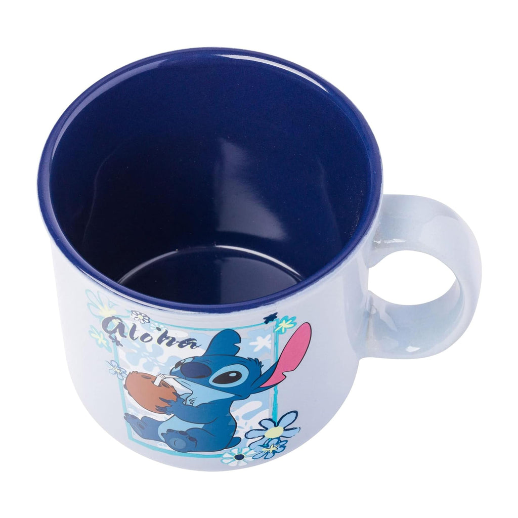 Disney Lilo & Stitch "Aloha" Ceramic Camper Mug | Holds 20 Ounces