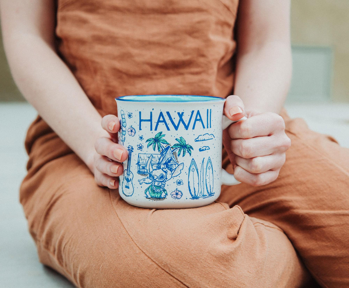Disney Lilo & Stitch Hawaii Camper Mug | Holds 20 Ounces