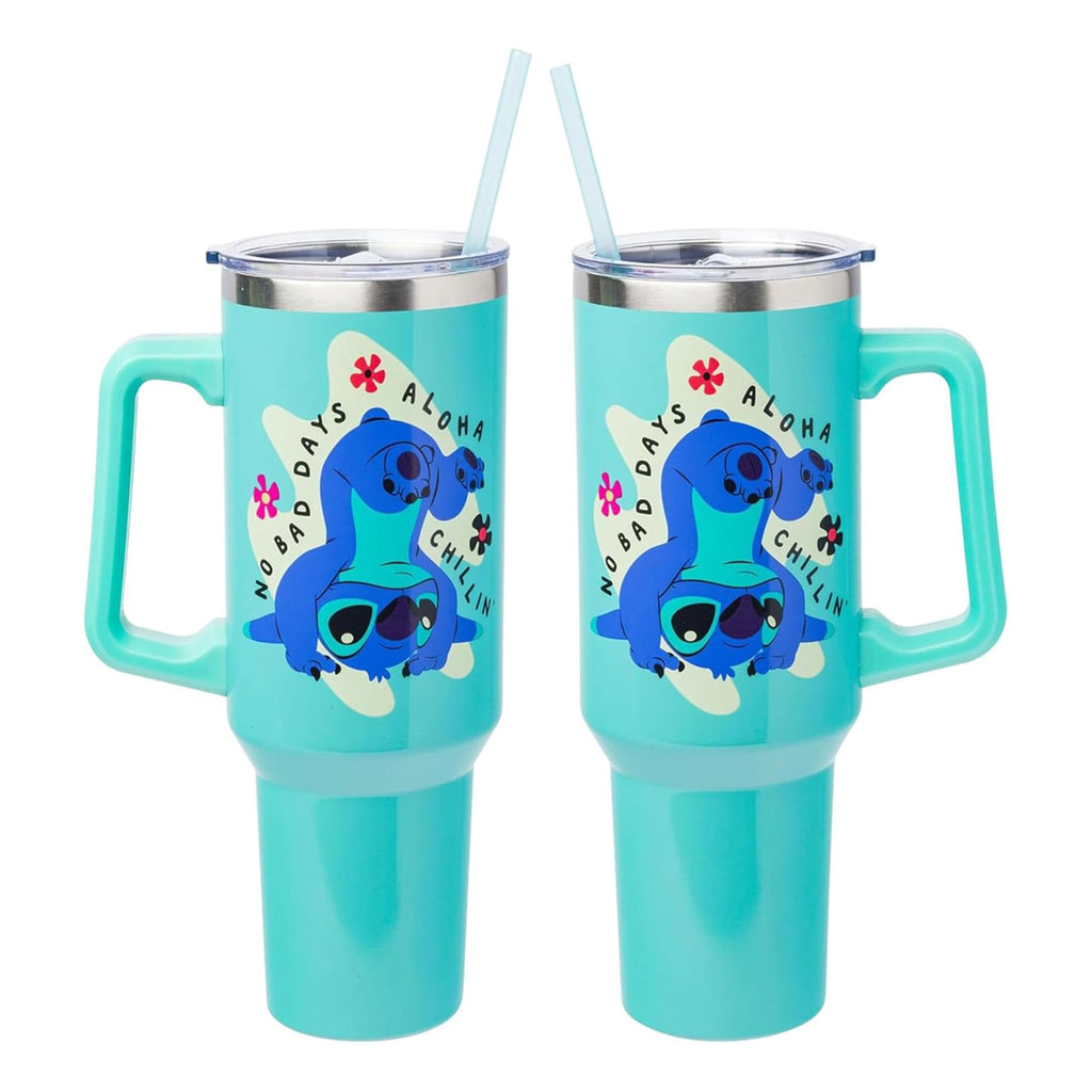Disney Lilo & Stitch "No Bad Days" 40 Ounce Stainless Steel Tumbler