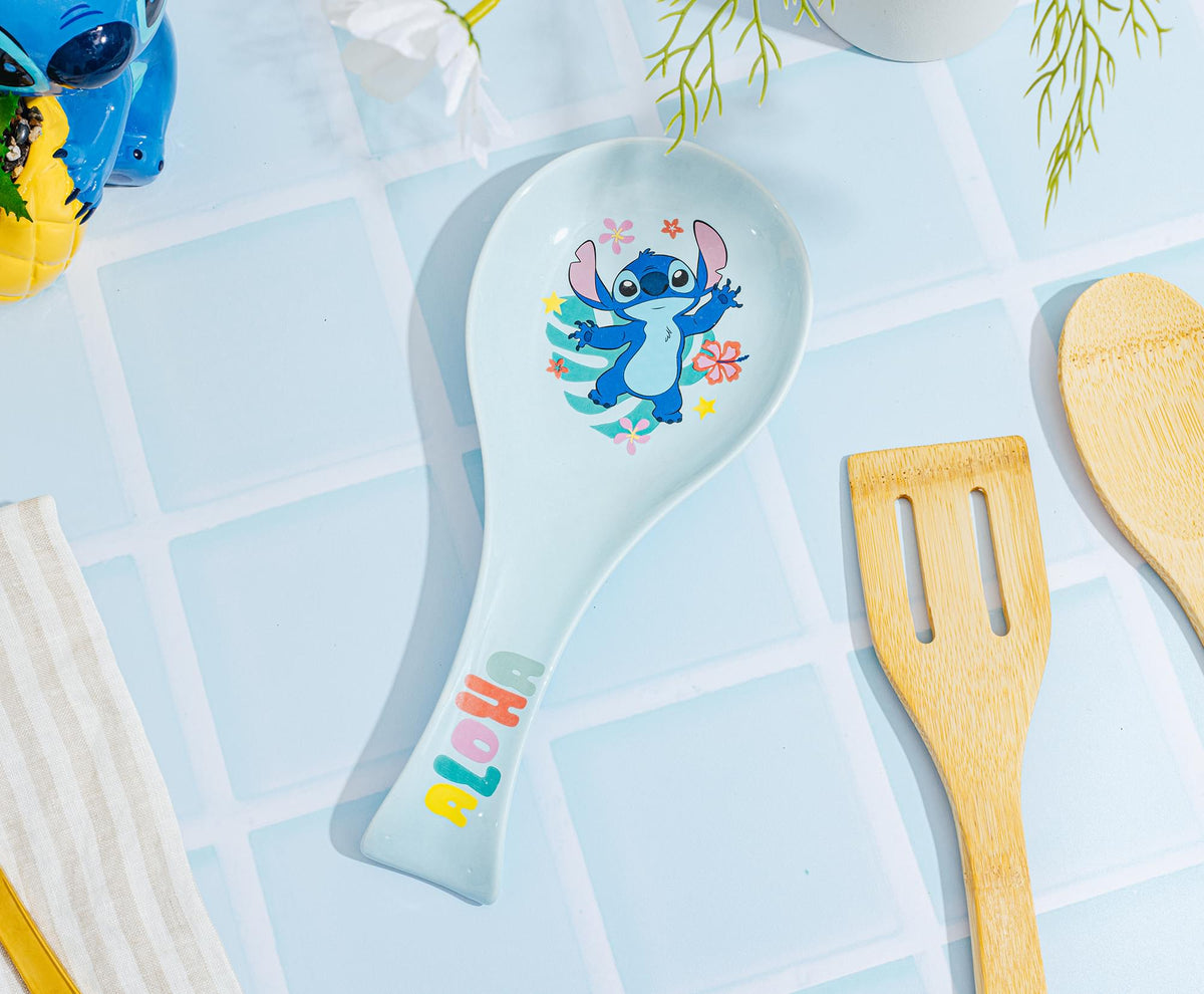 Disney Lilo & Stitch "Aloha" Ceramic Spoon Rest