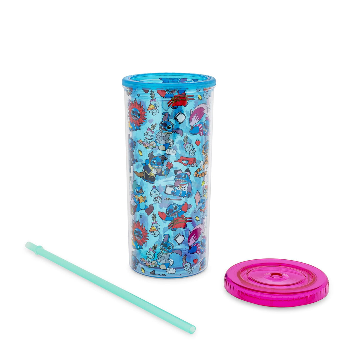 Disney Lilo & Stitch Costumes 20-Ounce Carnival Cup With Lid and Straw