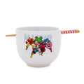 Marvel Comics Classic Characters 20-Ounce Ceramic Ramen Bowl With Chopsticks